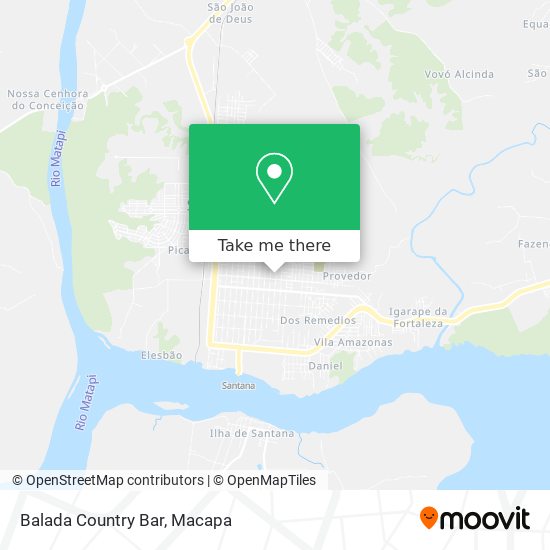 Balada Country Bar map