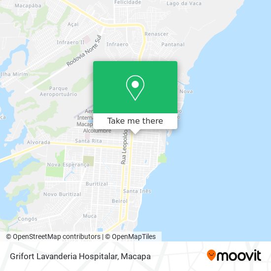 Grifort Lavanderia Hospitalar map