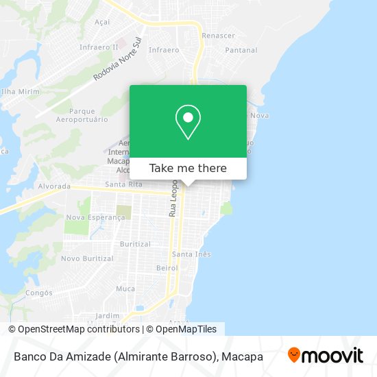 Banco Da Amizade (Almirante Barroso) map