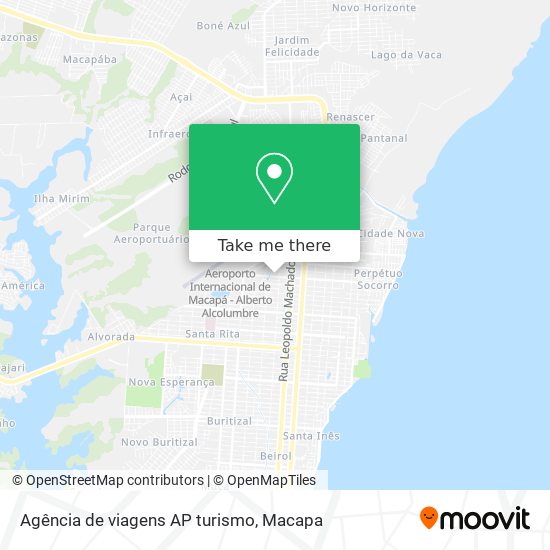 Agência de viagens AP turismo map