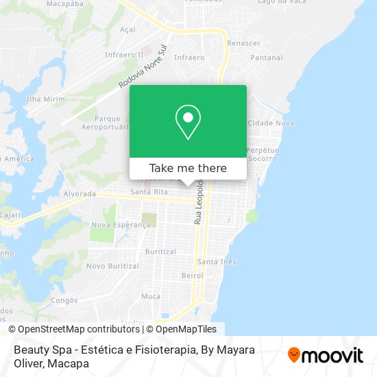 Beauty Spa - Estética e Fisioterapia, By Mayara Oliver map