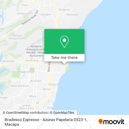 Bradesco Expresso - Azunav Papelaria 0523-1 map