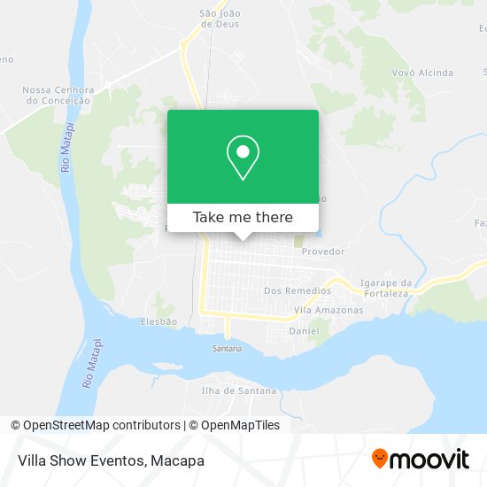 Villa Show Eventos map