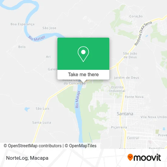 NorteLog map