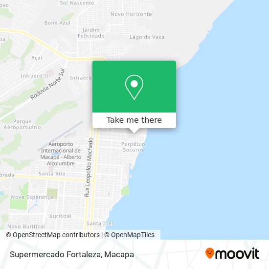 Mapa Supermercado Fortaleza