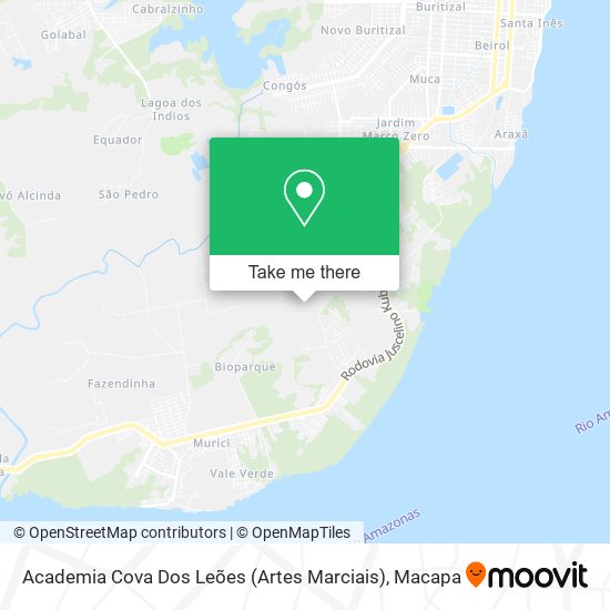 Academia Cova Dos Leões (Artes Marciais) map