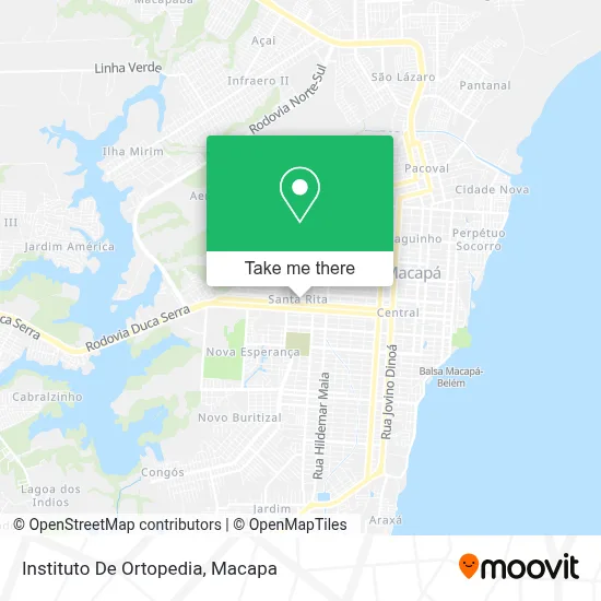 Instituto De Ortopedia map