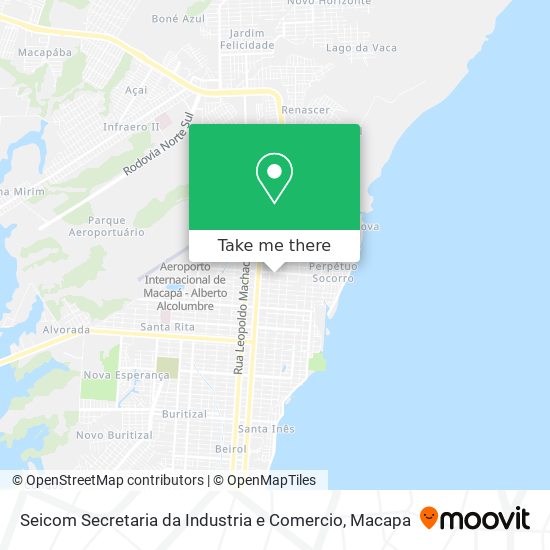 Seicom Secretaria da Industria e Comercio map
