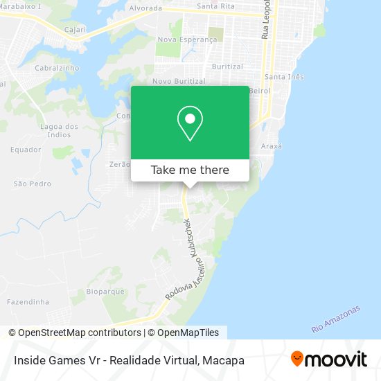 Inside Games Vr - Realidade Virtual map