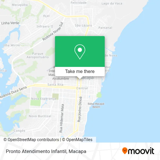 Pronto Atendimento Infantil map