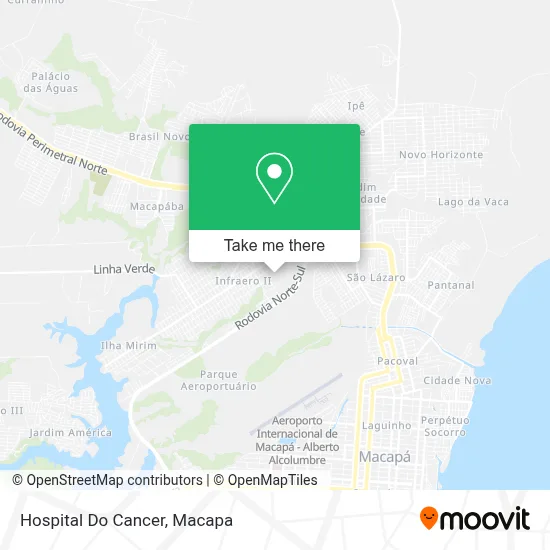 Hospital Do Cancer map