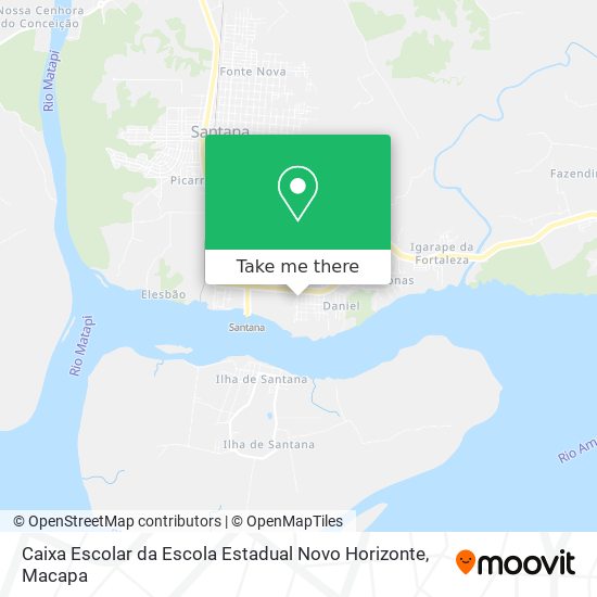 Caixa Escolar da Escola Estadual Novo Horizonte map