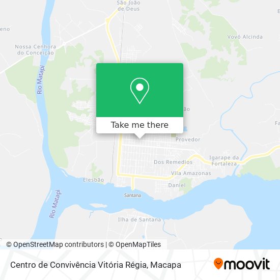 Centro de Convivência Vitória Régia map