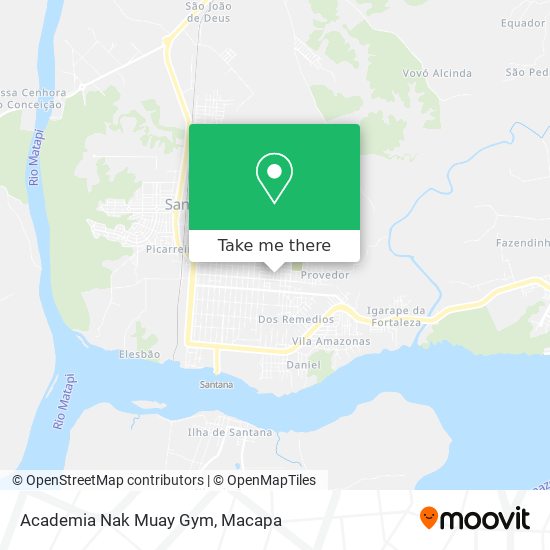 Mapa Academia Nak Muay Gym