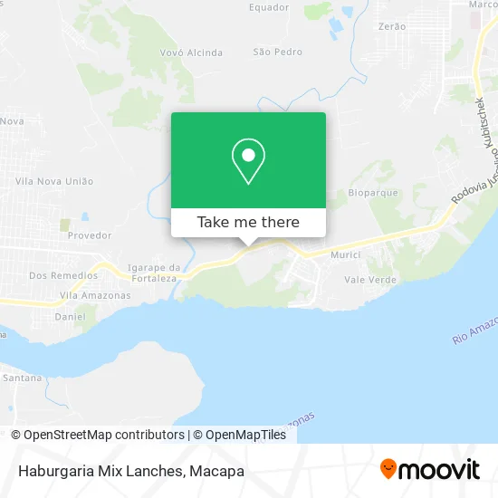 Haburgaria Mix Lanches map