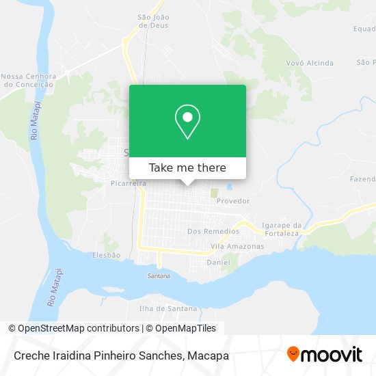 Creche Iraidina Pinheiro Sanches map