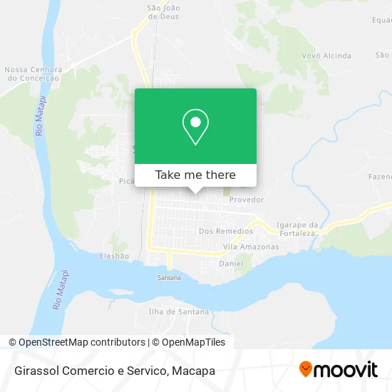Girassol Comercio e Servico map