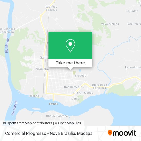 Comercial Progresso - Nova Brasília map