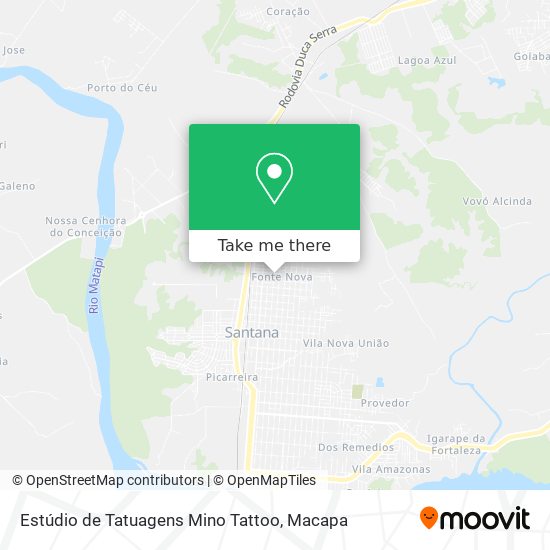 Estúdio de Tatuagens Mino Tattoo map