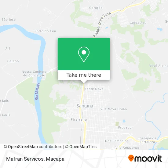 Mafran Servicos map