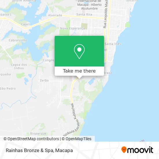 Rainhas Bronze & Spa map