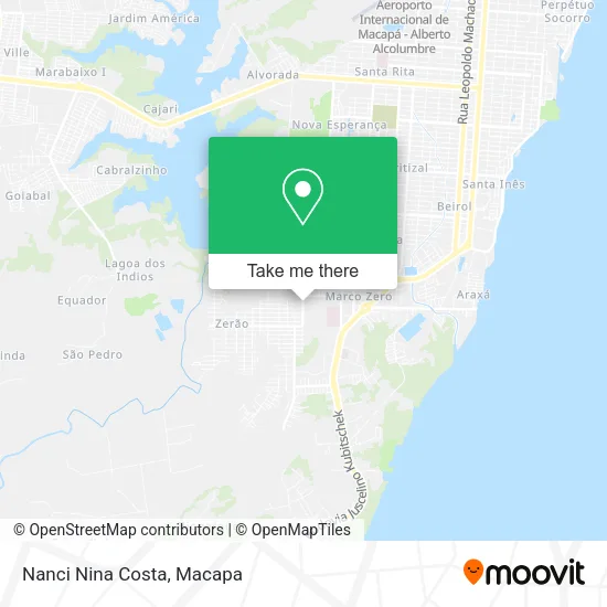 Nanci Nina Costa map