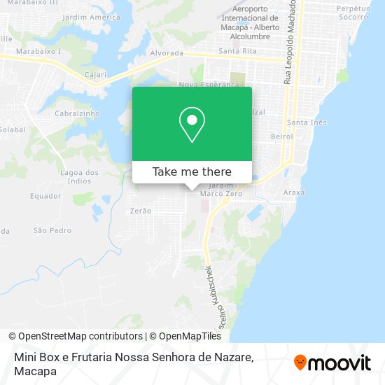 Mini Box e Frutaria Nossa Senhora de Nazare map