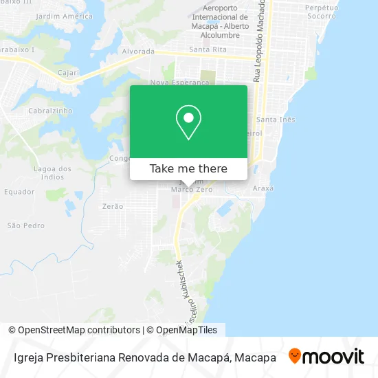 Igreja Presbiteriana Renovada de Macapá map