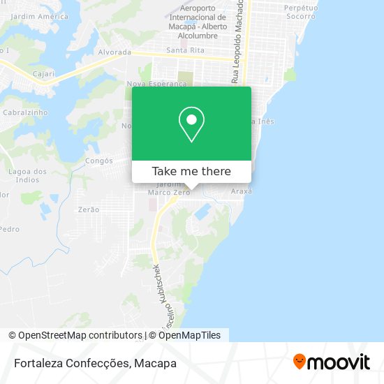 Fortaleza Confecções map