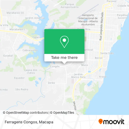 Ferragens Congos map