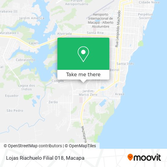 Lojas Riachuelo Filial 018 map