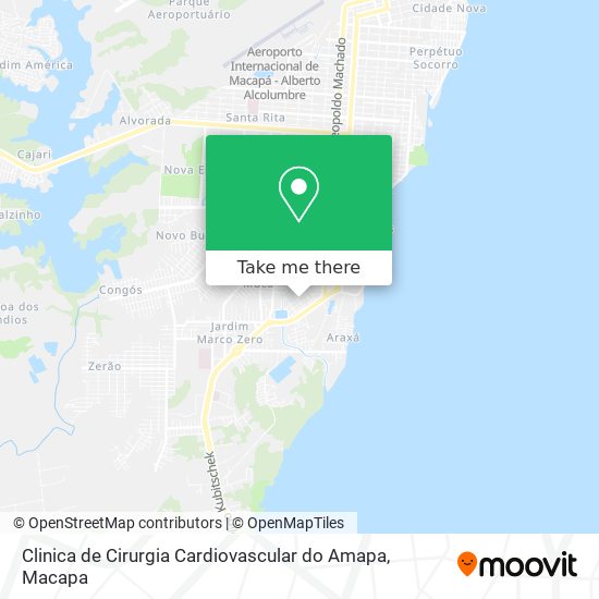 Clinica de Cirurgia Cardiovascular do Amapa map