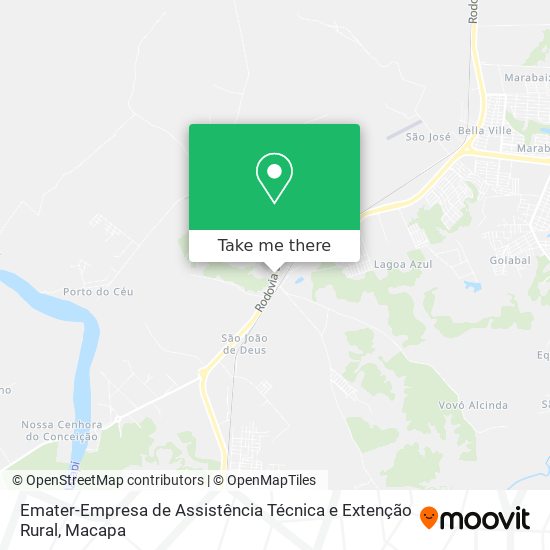 Emater-Empresa de Assistência Técnica e Extenção Rural map