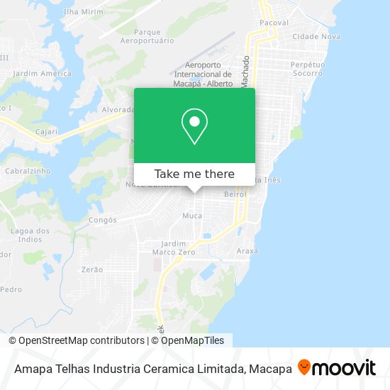 Amapa Telhas Industria Ceramica Limitada map