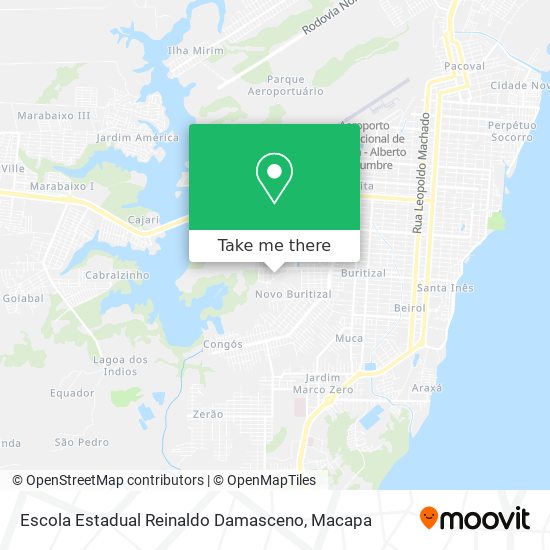 Escola Estadual Reinaldo Damasceno map