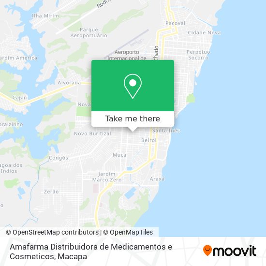 Amafarma Distribuidora de Medicamentos e Cosmeticos map