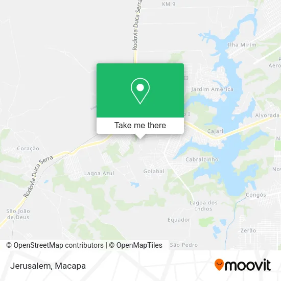 Jerusalem map