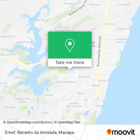 Emef. Recanto da Amizade map