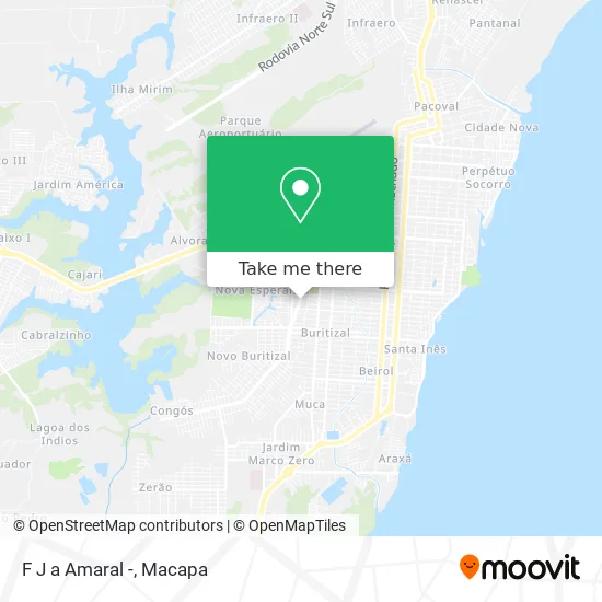 F J a Amaral - map