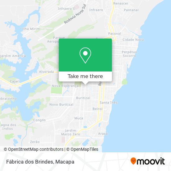 Fábrica dos Brindes map