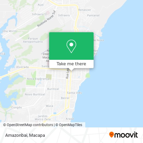 Amazonbai map