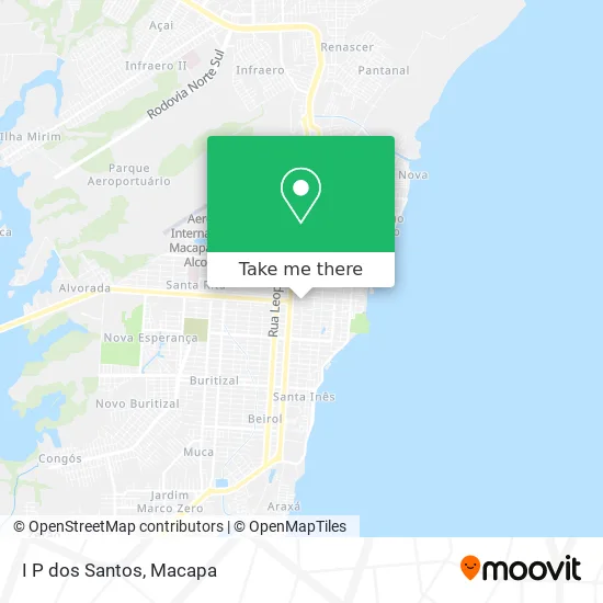 I P dos Santos map