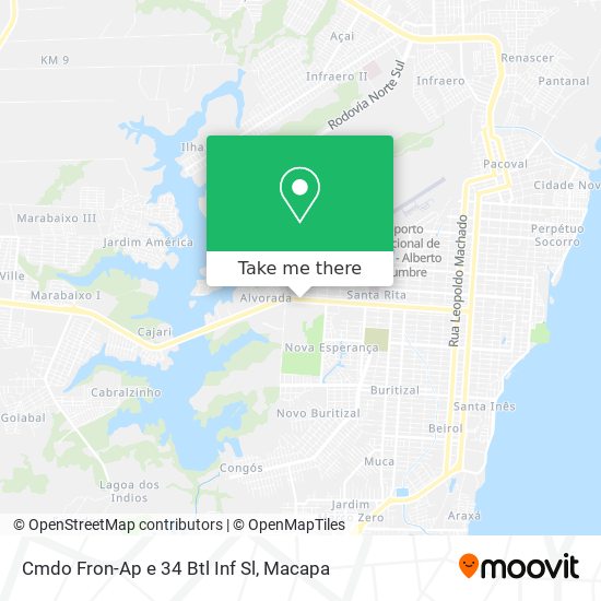 Cmdo Fron-Ap e 34 Btl Inf Sl map
