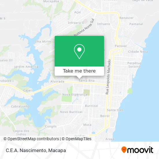 C.E.A. Nascimento map