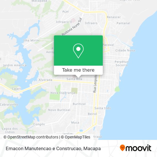 Emacon Manutencao e Construcao map