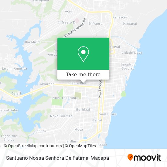 Santuario Nossa Senhora De Fatima map