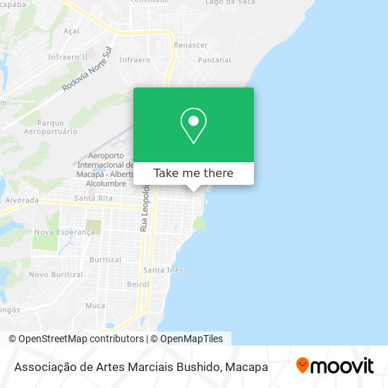 Associação de Artes Marciais Bushido map