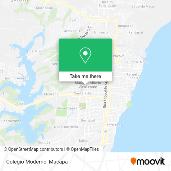 Colegio Moderno map