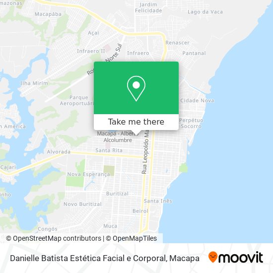 Danielle Batista Estética Facial e Corporal map