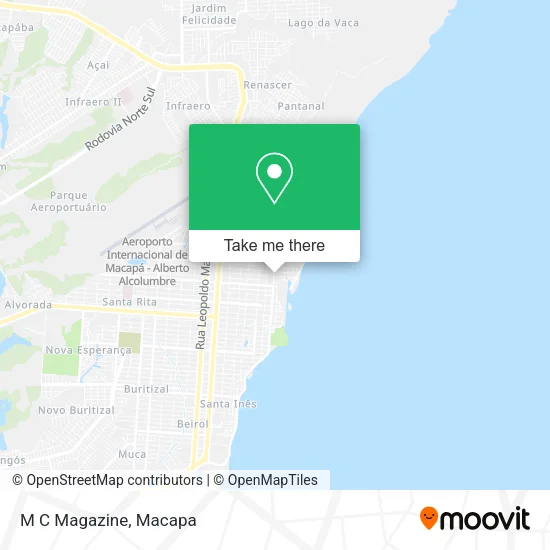 M C Magazine map